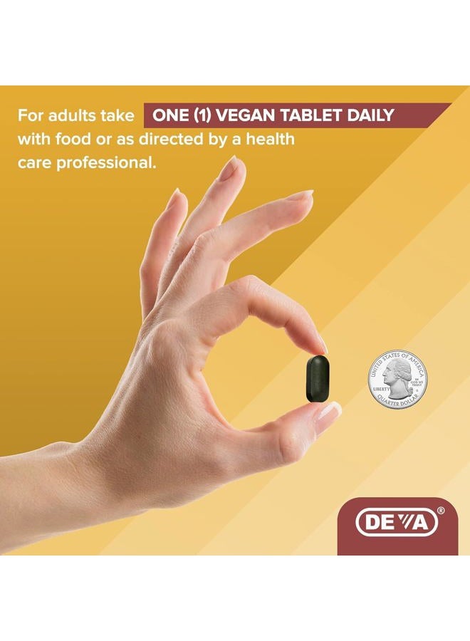 Deva Vegan Multivitamin & Mineral Supplement - Vegan Formula with Green Whole Foods, Veggies, and Herbs - High Potency - Manufactured in USA and 100% Vegan - 90 Count (Pack of 2) - Image 5