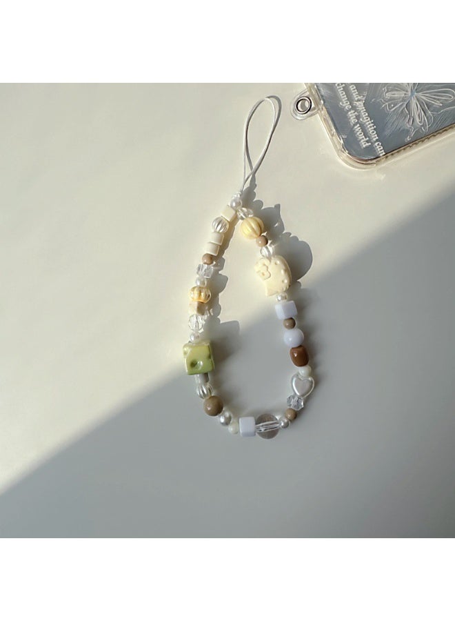 NIBEMINENT Phone Charm/ Chain Strap for Women Girls, Cute And Versatile Cell Phone Case Lanyard Wrist Strap