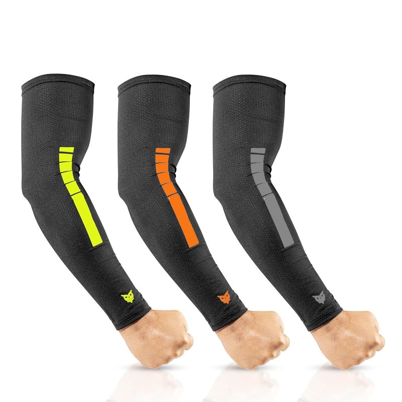 BADOWL V-Fit Premium Sleeves – Breathable, Lightweight, Stretchable Arm Sleeves for Sun Protection, Sports, and Outdoor Activities, Quick-Dry & Comfortable Fit - Image 5