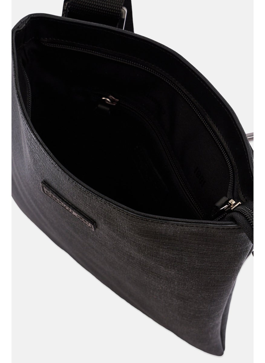 CERRUTI 1881 Men Brand Logo Cross Body Bag, Black  - Image 4