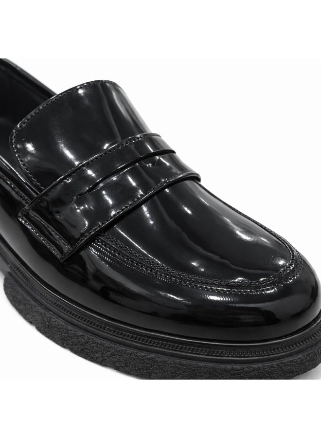 Men's formal loafer shoes in patent leather - Image 5