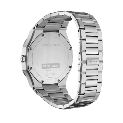 D1 Milano Ultra Thin Women's Luxury Watch, Stainless Steel Case, Quartz Movement, Stainless Steel Strap, 50M Water Resistant Timepiece, Blue Dial, 2 Years Warranty - UTBL17 - Image 3