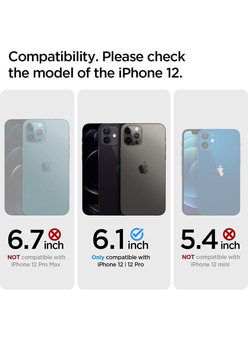 Spigen - Liquid Air for iPhone 12 and iPhone 12 PRO Case Cover - Navy Blue - Image 1