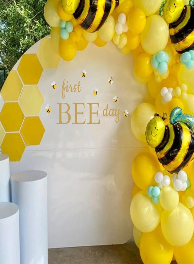 MUWEOL First Bee Day Decal - Bee Themed First Birthday Party Decoration Balloon Arch Decal for Baby Shower,Frist Birthday Party Supplies - Image 4