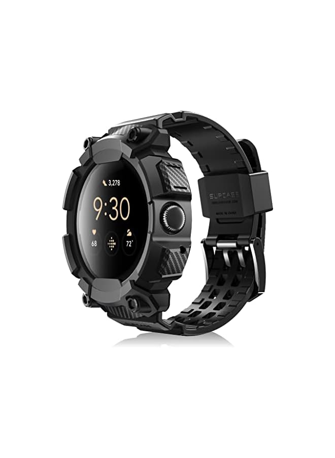 SUPCASE Unicorn Beetle Pro Series Case for Google Pixel Watch 41mm (2022), Rugged Protective Case with Strap Band - Image 1