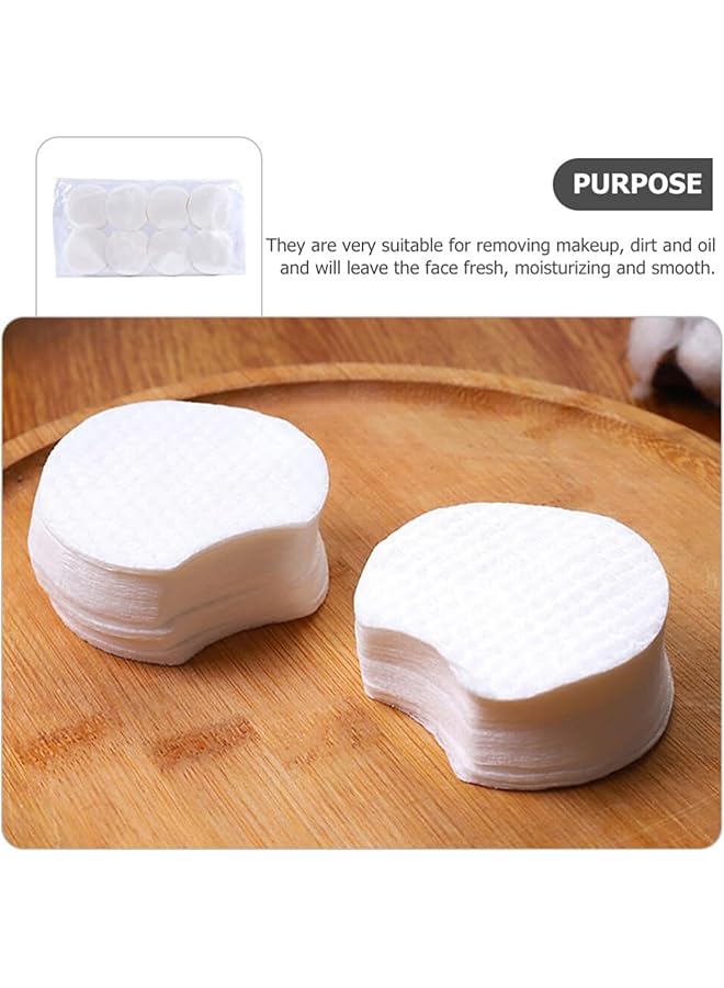 300 Thickened Makeup Remover And Skin Care Cotton Pads Multi Layer Makeup Wipe Soft Facial Cleansing Rounds Gentle Natural Texture 1200 Sheets For Daily Use - Image 5