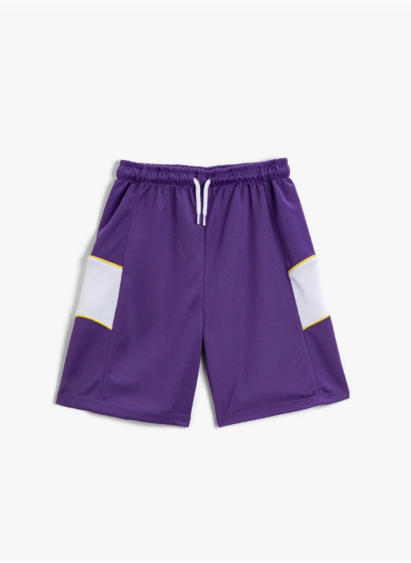 KOTON Color Block Shorts