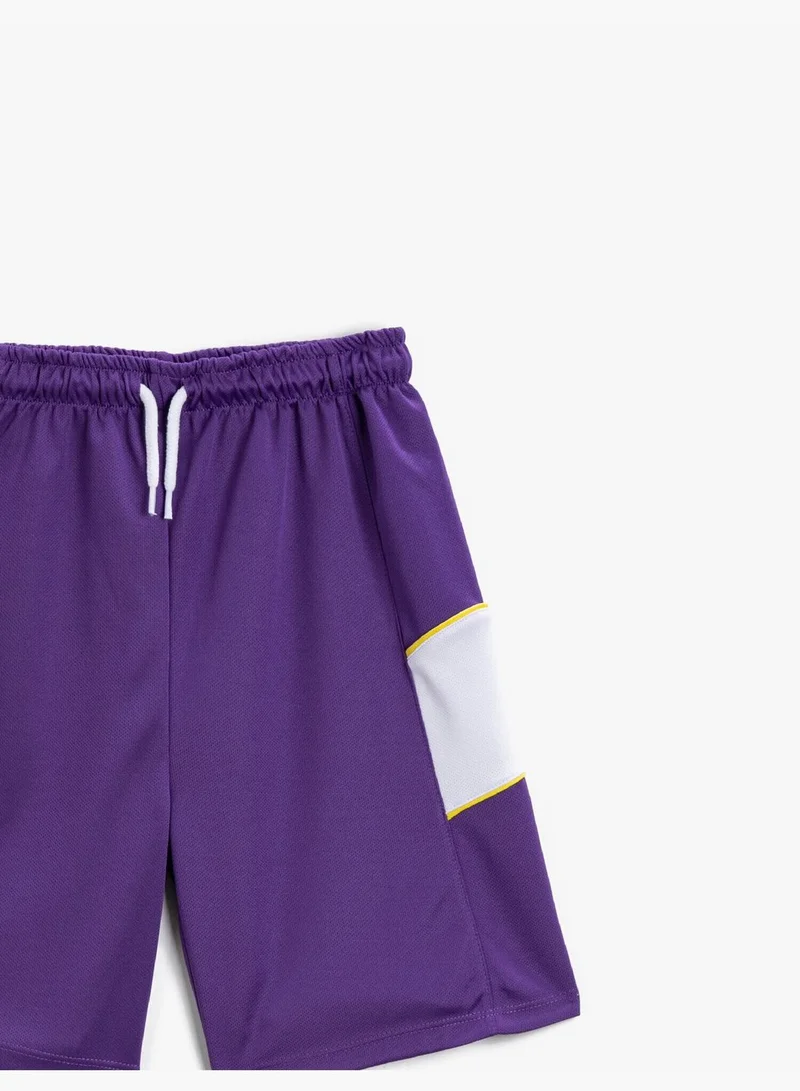 كوتون Color Block Shorts