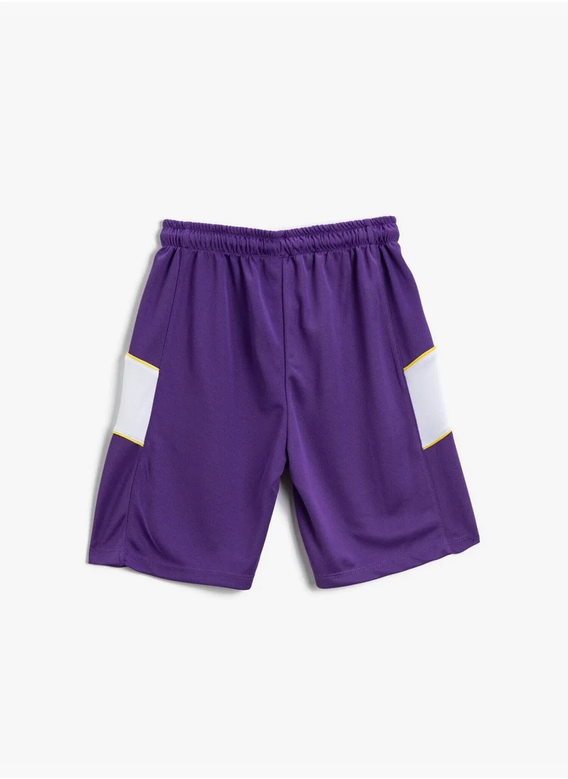 كوتون Color Block Shorts