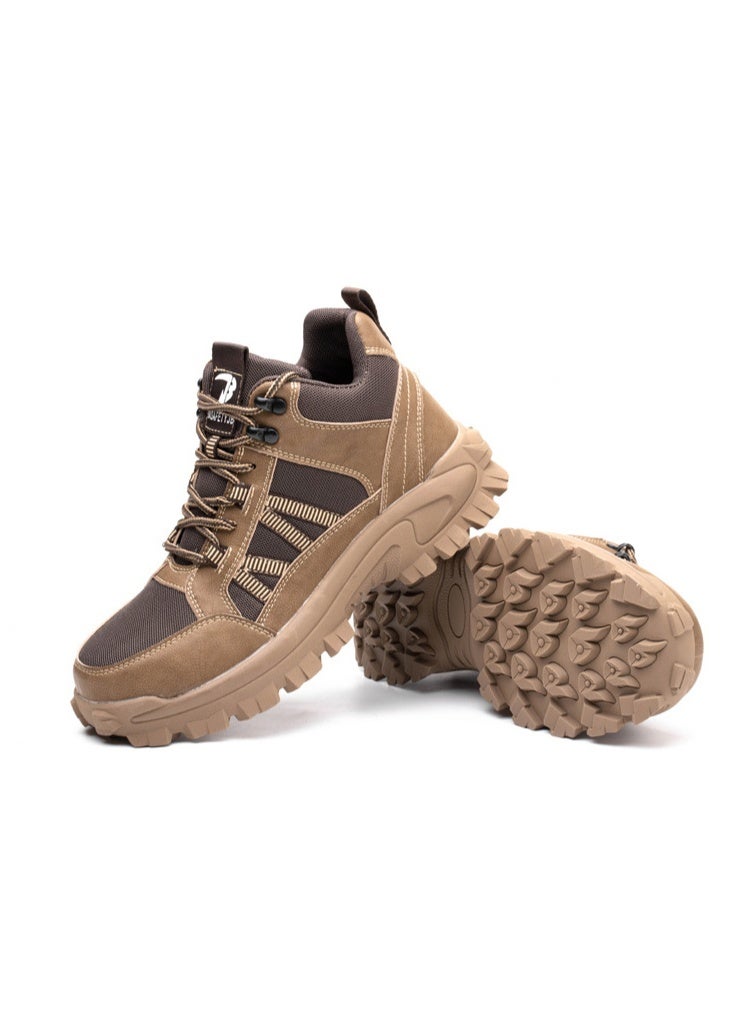 NIBEMINENT ArmorToe Wear-resistant High-top Safety Shoes Steel Head Anti-puncture Anti-smash Work Shoes Sneakers Four Seasons - Image 2