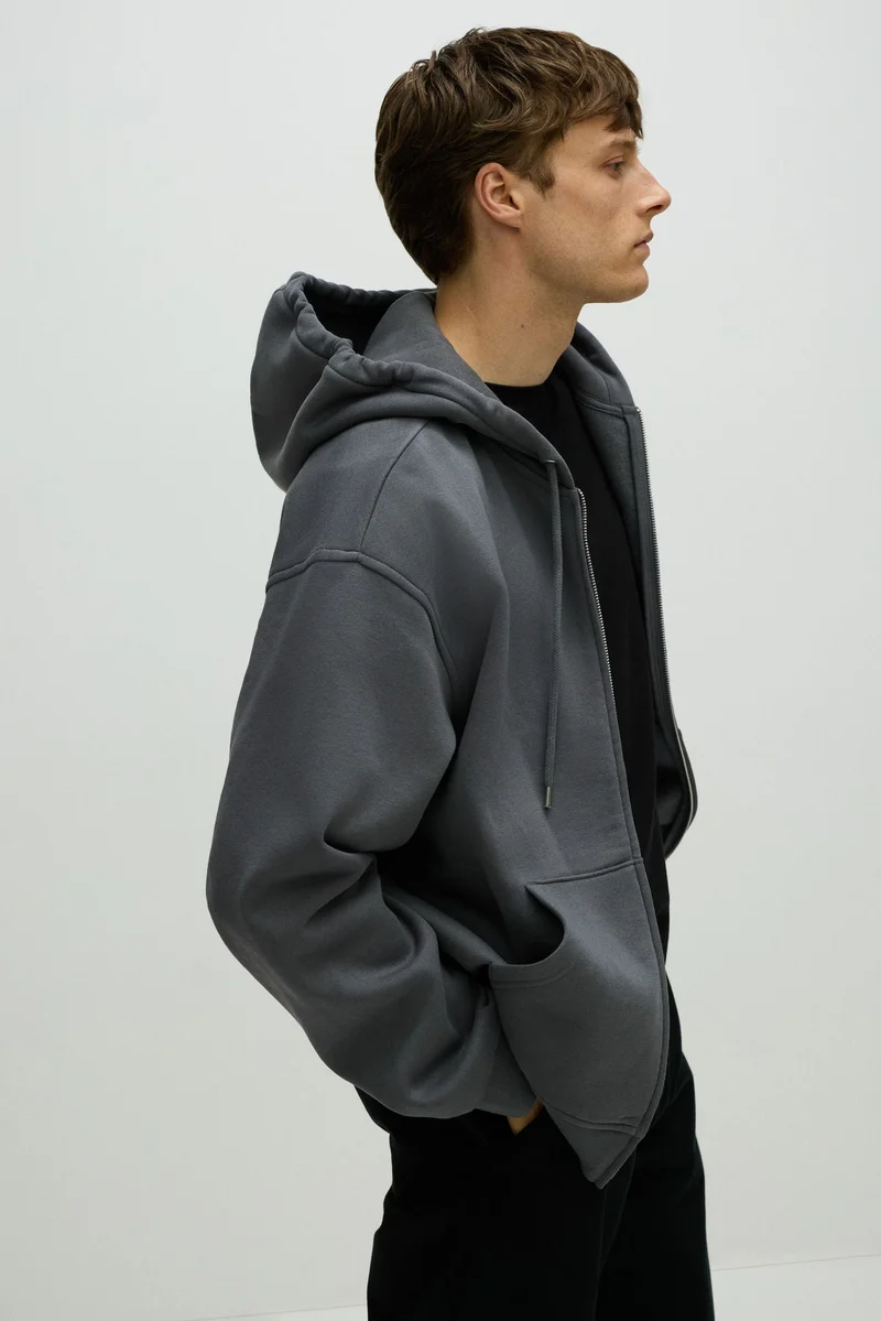 H&M Loose  Fit Zip-through hoodie