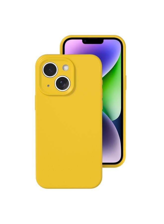 اس-توب جراب لهاتف iPhone 14 Plus بفتحة دقيقة من السيليكون السائل بلون هلامي وتغطية كاملة - Image 1