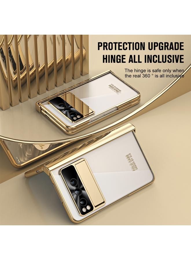 اس-توب جراب لهاتف Google Pixel Fold، جراب هاتف قابل للطي مطلي بالكهرباء ومتكامل مع مفصلات - Image 2