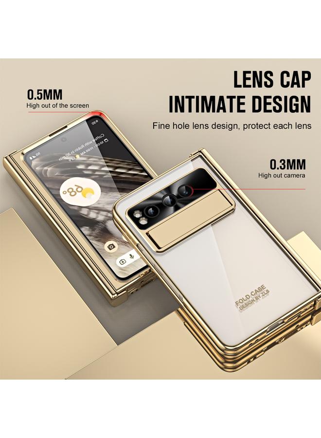 اس-توب جراب لهاتف Google Pixel Fold، جراب هاتف قابل للطي مطلي بالكهرباء ومتكامل مع مفصلات - Image 3