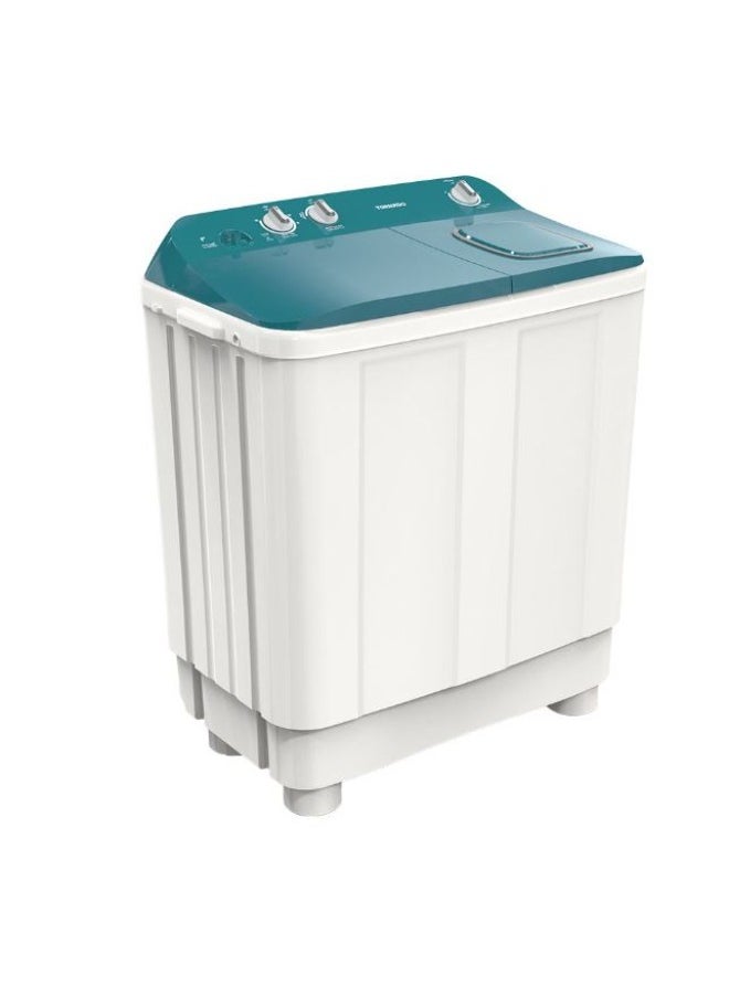 TORNADO Washing Machine Half Auto 10 Kg White * Turquoise TMH-HS10C(WA)  - Image 4