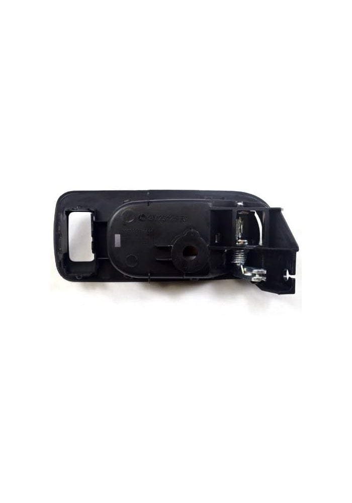 PT Auto Warehouse GM-2312MA-FR - Inside Interior Inner Door Handle, Black (Ebony) Housing with Chrome Lever - Passenger Side Front - Image 2