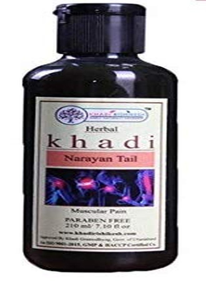 khadi Rishikesh Narayana Tel Paraben Free Ayurvedic Pain Relief Oil Combo Set Pack Of - 210ml X 2 (420ml) - Image 2