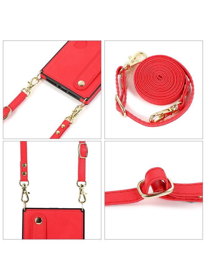 اس-توب جراب لهاتف iPhone 14 Pro مزود بحزام معصم وحامل بطاقات وحافظة هاتف - Image 5