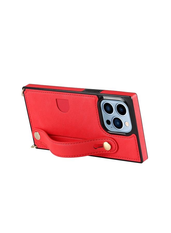 اس-توب جراب لهاتف iPhone 14 Pro مزود بحزام معصم وحامل بطاقات وحافظة هاتف - Image 4