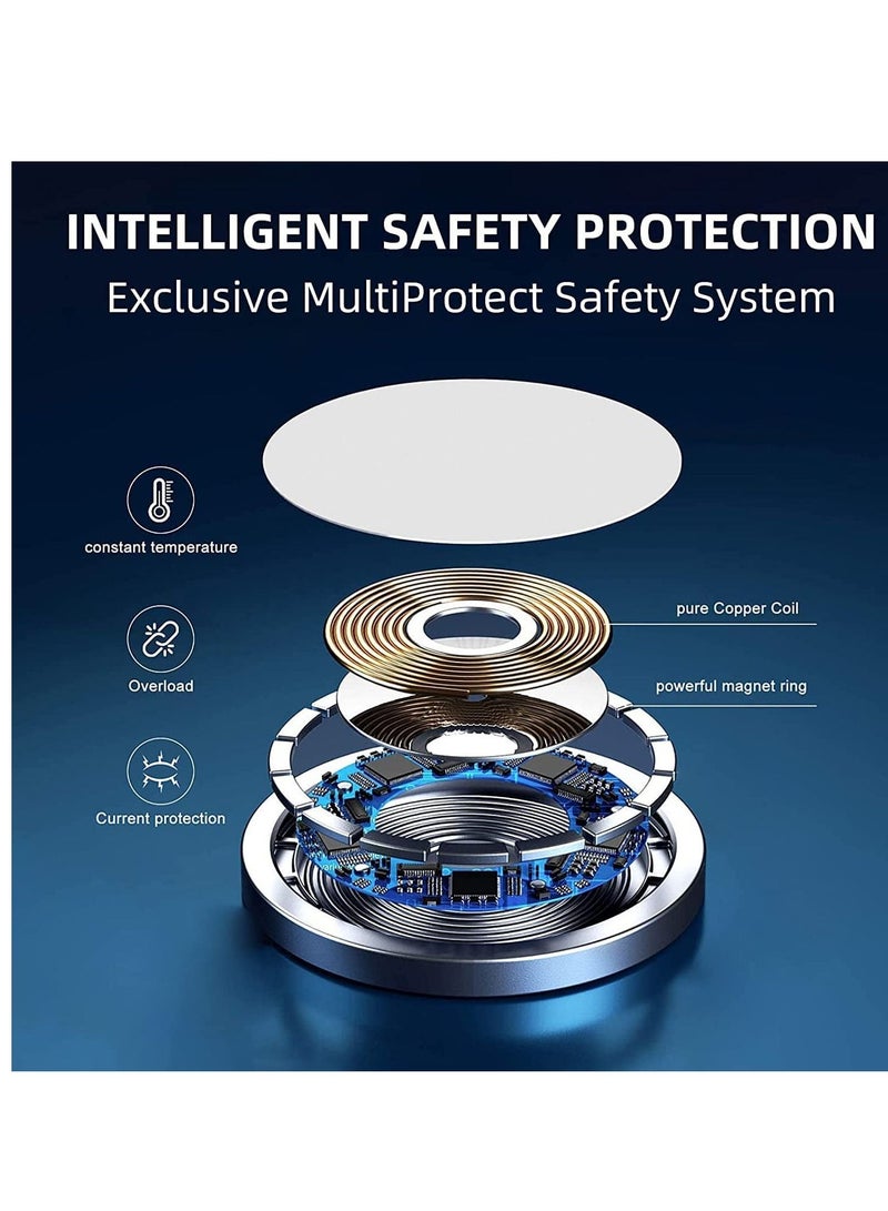 MagSafe Charger【MFI/UACK Certified】iPhone USB C Fast Charging,Wireless Magnetic Fast PD Charging up to 15W Compatibility with iPhone 14,14 Plus,14 Pro,14 Pro Max iPhone 13,12 series,AirPods Pro2 - Image 2