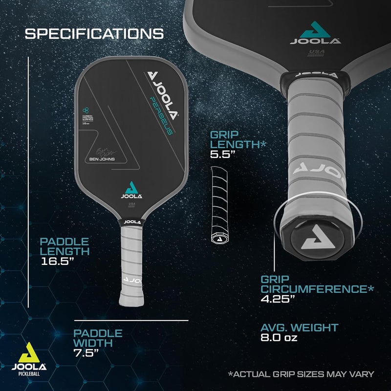 JOOLA Ben Johns Perseus Pickleball Paddle with Charged Surface Technology - Image 2