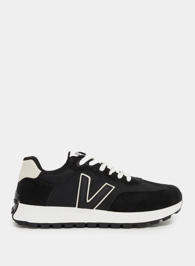 Styli Styli Platform Sole Court Lace Up Sneakers