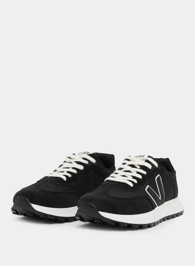 Styli Styli Platform Sole Court Lace Up Sneakers