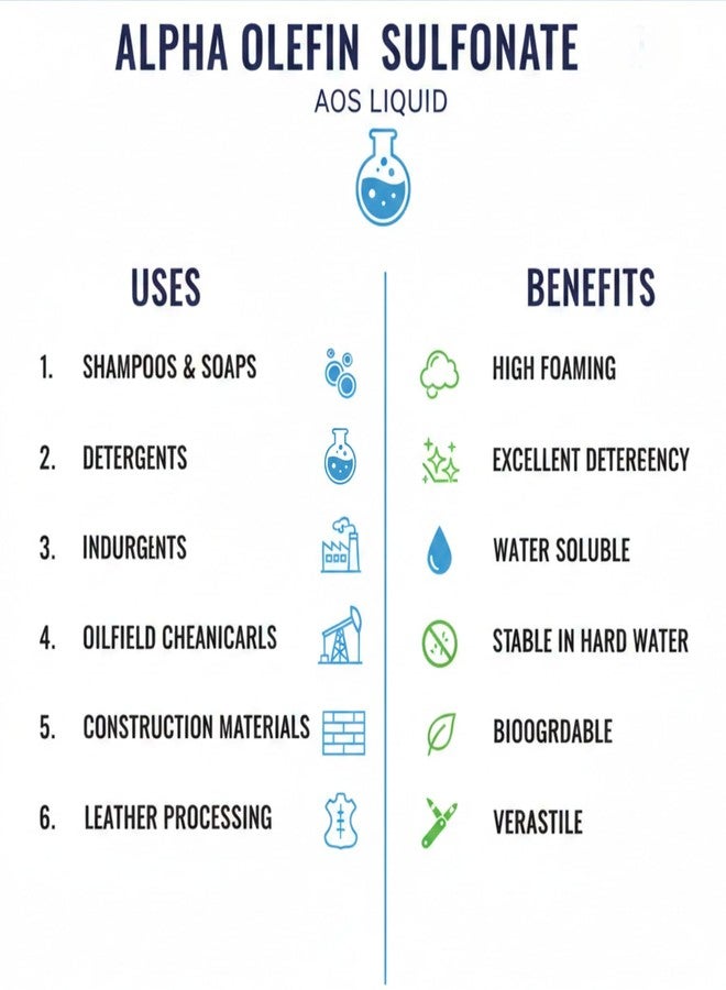 Ksma Alpha Olefin Sulfonate ||Elevate the Quality ||Cosmetics and Cleaning Solutions with This Powerful Ingredient ||Enhance Foam ||Cleaning Power ||Stability for Shampoos ||Body Washes ||Etc.|| 400g - Image 4