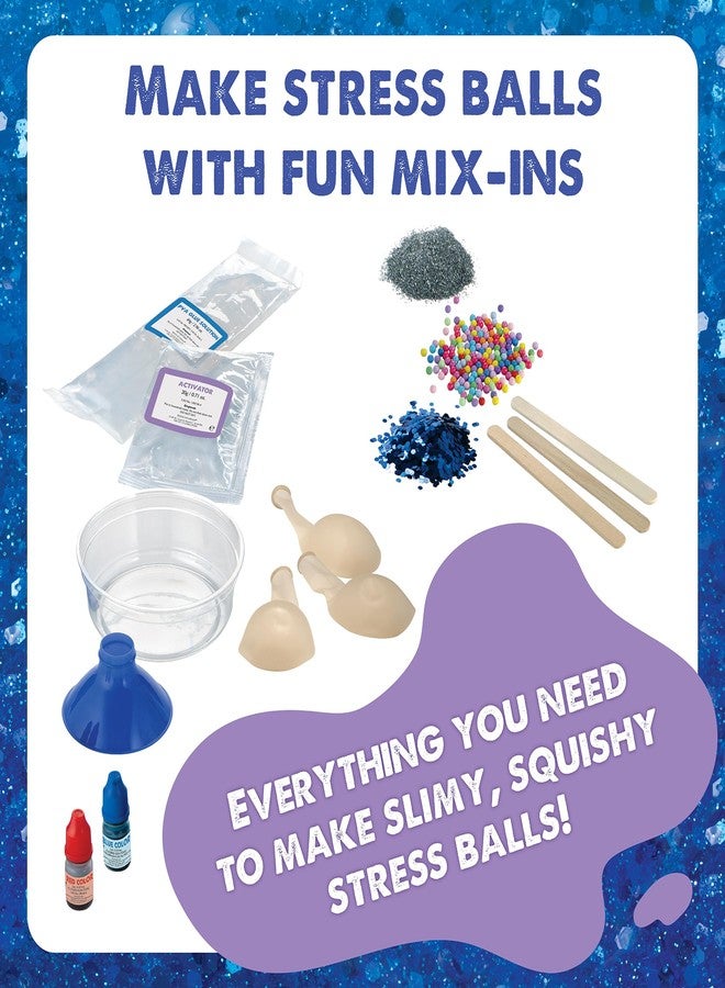 مايندوير مجموعة مايند وير العلمية للكرات الإسفنجية - اصنع 3 كرات إسفنجية لتخفيف التوتر مع مجموعتنا المكونة من 20 قطعة - تجارب مثيرة وغريبة للأولاد والبنات - هدية تعليمية رائعة - Image 3