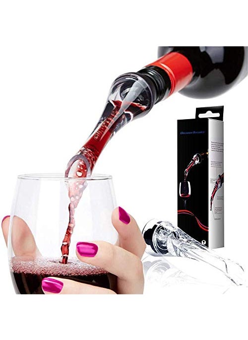 Trovety - Trovety Wine Aerators  HawkBill Shape for Easy NoDrip Pouring  Unique BuiltIn Aerator System for Fast Decanting  Fits Most Bottle Spout Sizes - Image 1