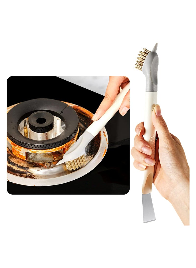 فرشاة تنظيف مكشطة مزدوجة الرأس 3 في 1 متعددة الوظائف - Image 1