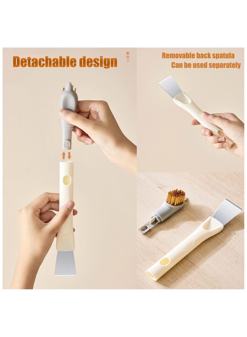 فرشاة تنظيف مكشطة مزدوجة الرأس 3 في 1 متعددة الوظائف - Image 4