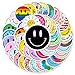 BEATRI Smiley Face Stickers 50pcs Waterproof Vinyl Stickers Teaching Rewards Laptop Notebooks Stationery Luggage NonRepeating Decals HighDefinition Print - Image 3