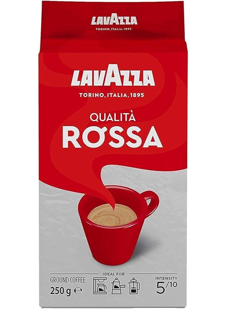 لافازا قهوة كواليتا روسا مطحونة محمصة وسط تحميص متوسط 250جرام - Image 1
