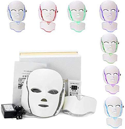R A Products 4beauty LED Face Mask 7 Colours Pon Machine Therapy - Image 1