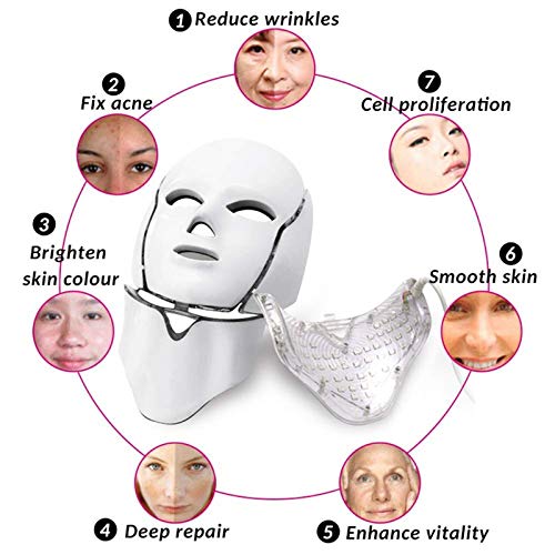 R A Products 4beauty LED Face Mask 7 Colours Pon Machine Therapy - Image 4