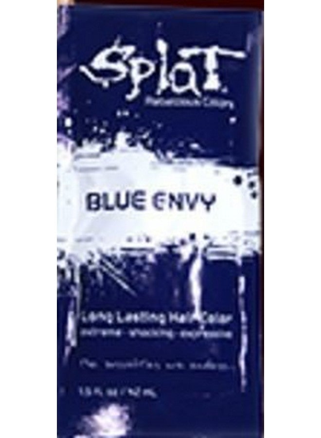 SPLAT Rebellious Colors Long Lasting Hair Coloring Singles (Pack Of 2) (Blue Envy)