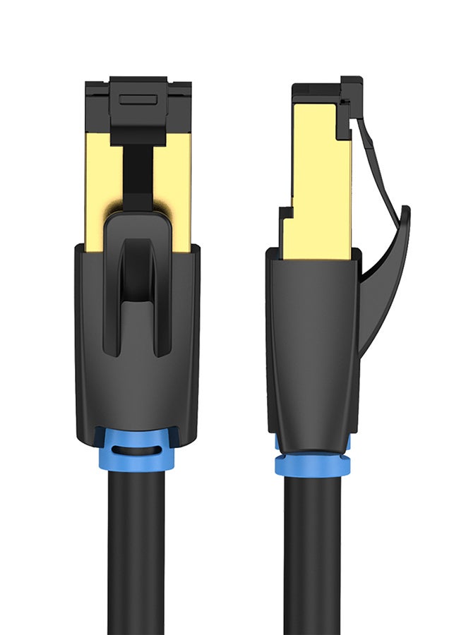 فينشن كابل توصيل الإرسال السريع CAT8 مع بروتوكول SFTP لحماية غلاف LSZH أسود - Image 4