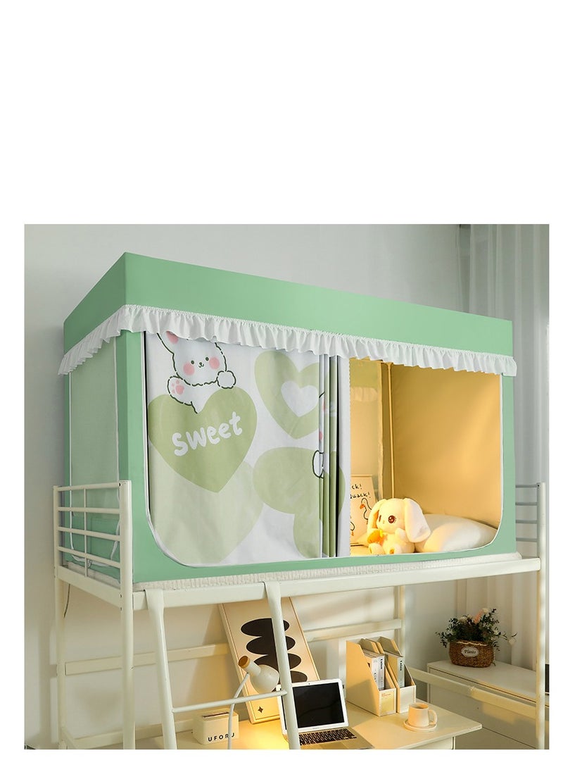 Y&D - Bed Canopy Tents Curtain Blackout Curtain Single Bed Tent Curtain Student Shading Cloth Bed Canopy Mosquito Net Student Sleep Privacy Protection - Image 1