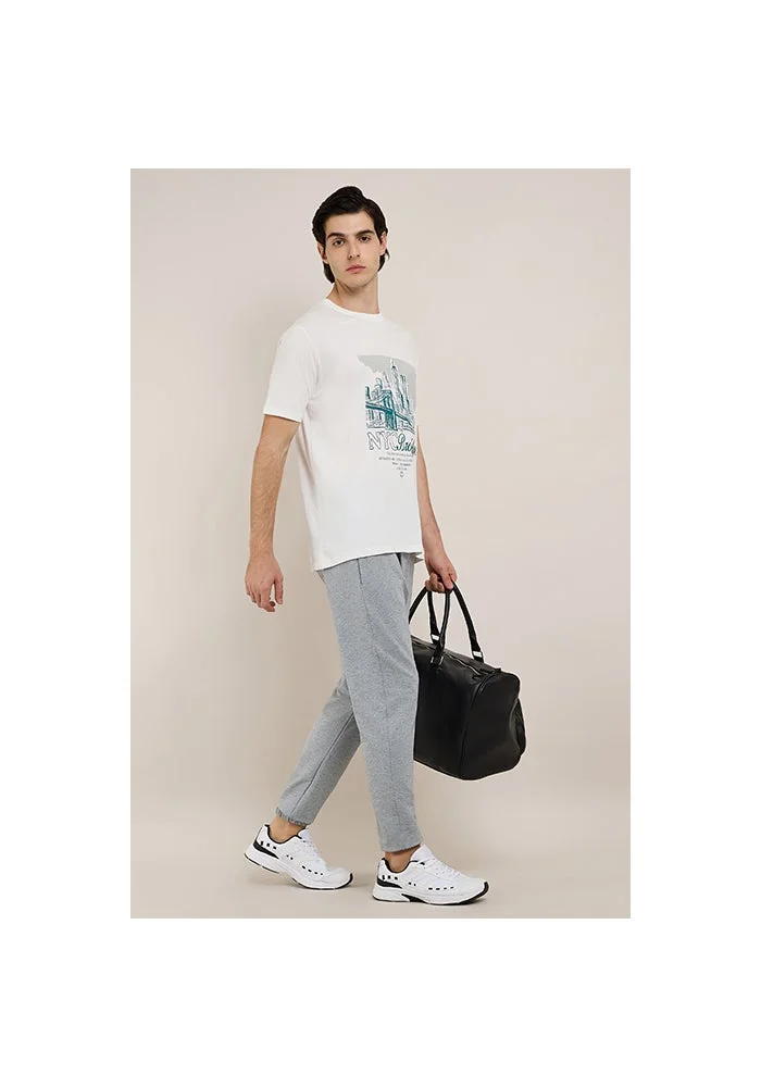 أر أند بي Solid Joggers with Drawstring Waist