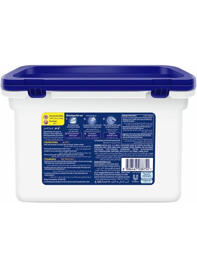 Omo أقراص غسيل أومو 3 في 1، رائحة الأوكاليبتوس، 15 قطعة، عبوة من 6 - Image 2