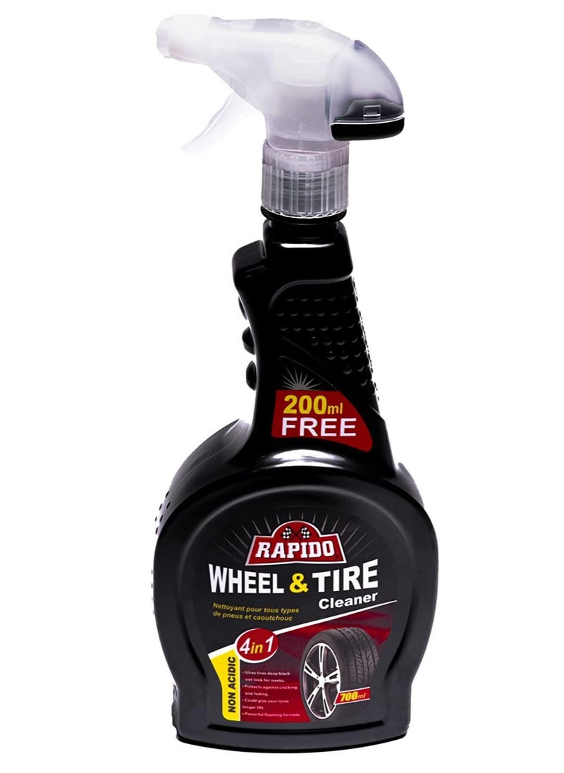 Rapido Rapido 4 in 1 Wheel and Tire Cleaner - 700 ml 
