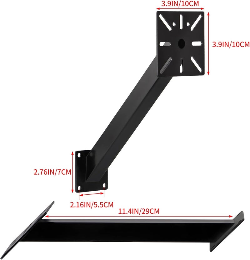 MOLIGOU Keypad Mounting Post Bracket, Universal Gooseneck Keypad Pedestal for Automatic Gate Opener Systems - Image 3