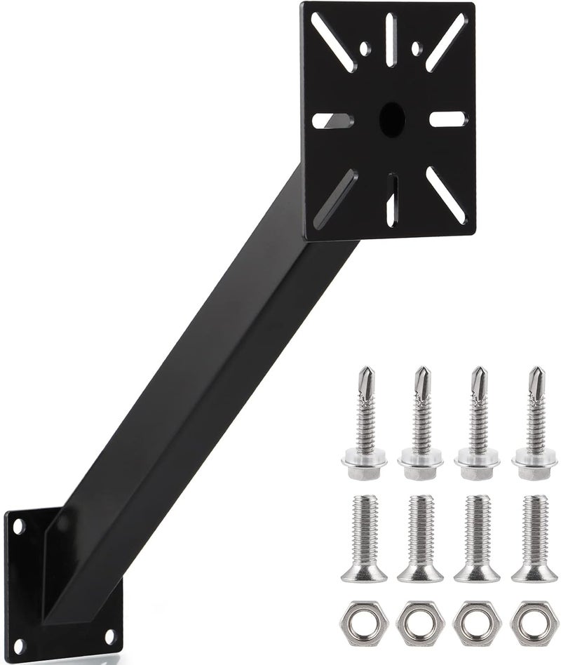 MOLIGOU Keypad Mounting Post Bracket, Universal Gooseneck Keypad Pedestal for Automatic Gate Opener Systems - Image 1