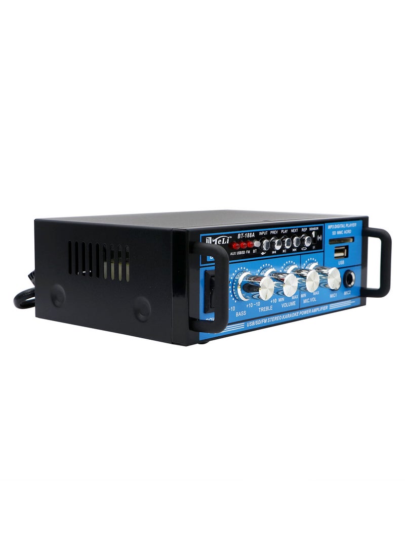 Teli Professional Digital Power Amplifier, Blue/Black - Image 2