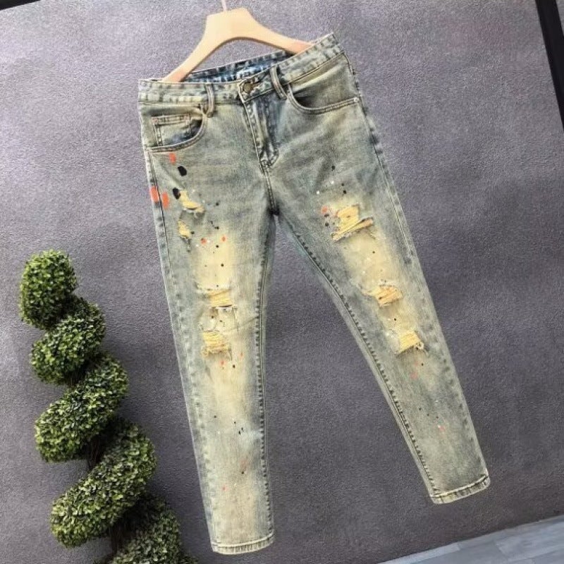 Unisex Classic Denim Jeans Loose Fit Daily Outdoor Wear - Image 2