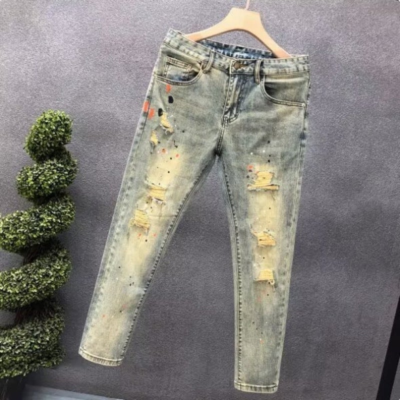 Unisex Classic Denim Jeans Loose Fit Daily Outdoor Wear - Image 3