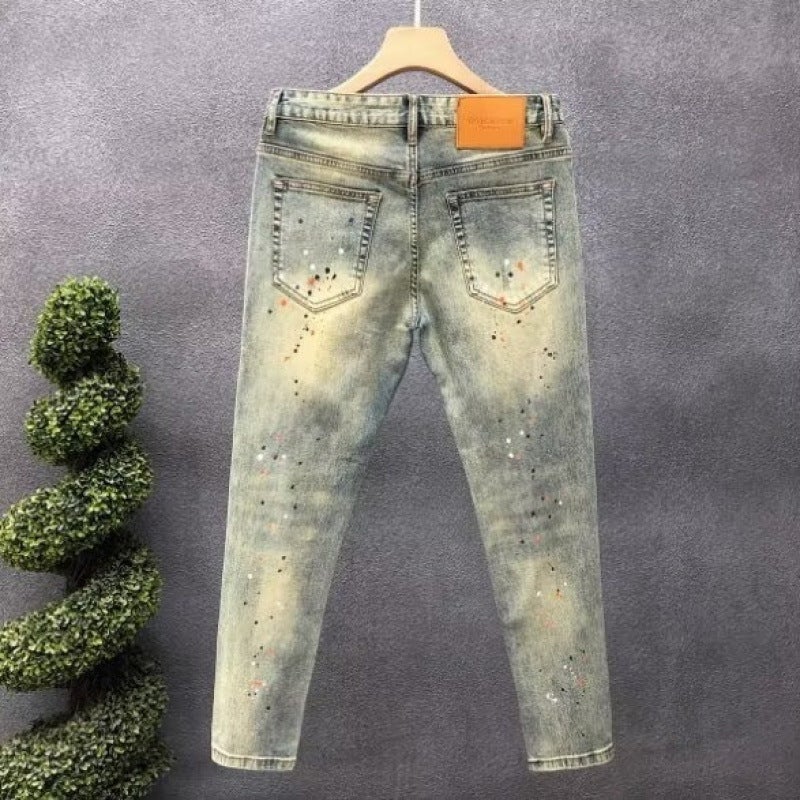 Unisex Classic Denim Jeans Loose Fit Daily Outdoor Wear - Image 4