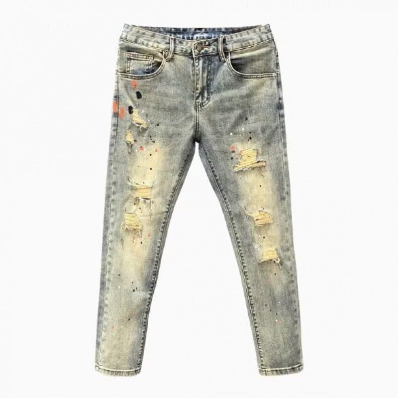 Unisex Classic Denim Jeans Loose Fit Daily Outdoor Wear - Image 5