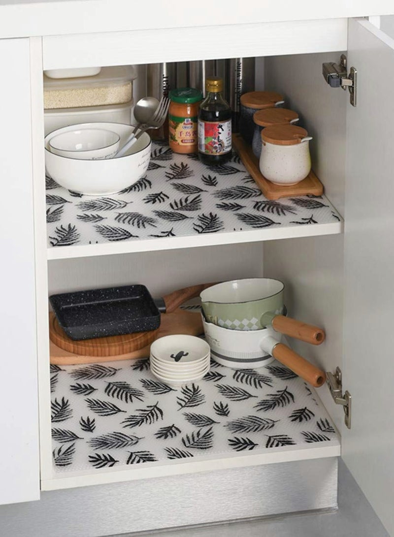 KASTWAVE بطانة رفوف بطانة أدراج للمطبخ، غير لاصقة مقاومة للماء شفافة ثلاجة خزائن أدراج مخزن رفوف بطانة ( ورقة / 17.7" × 47.2" ) - Image 2